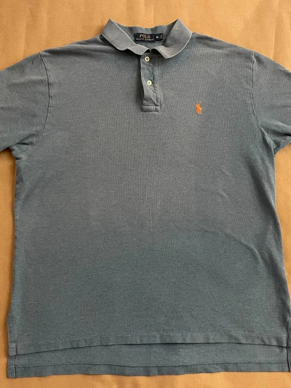 Ralph Lauren Polo Men's Size XL Denim Blue‎ Preppy Ivy League Casual Luxury